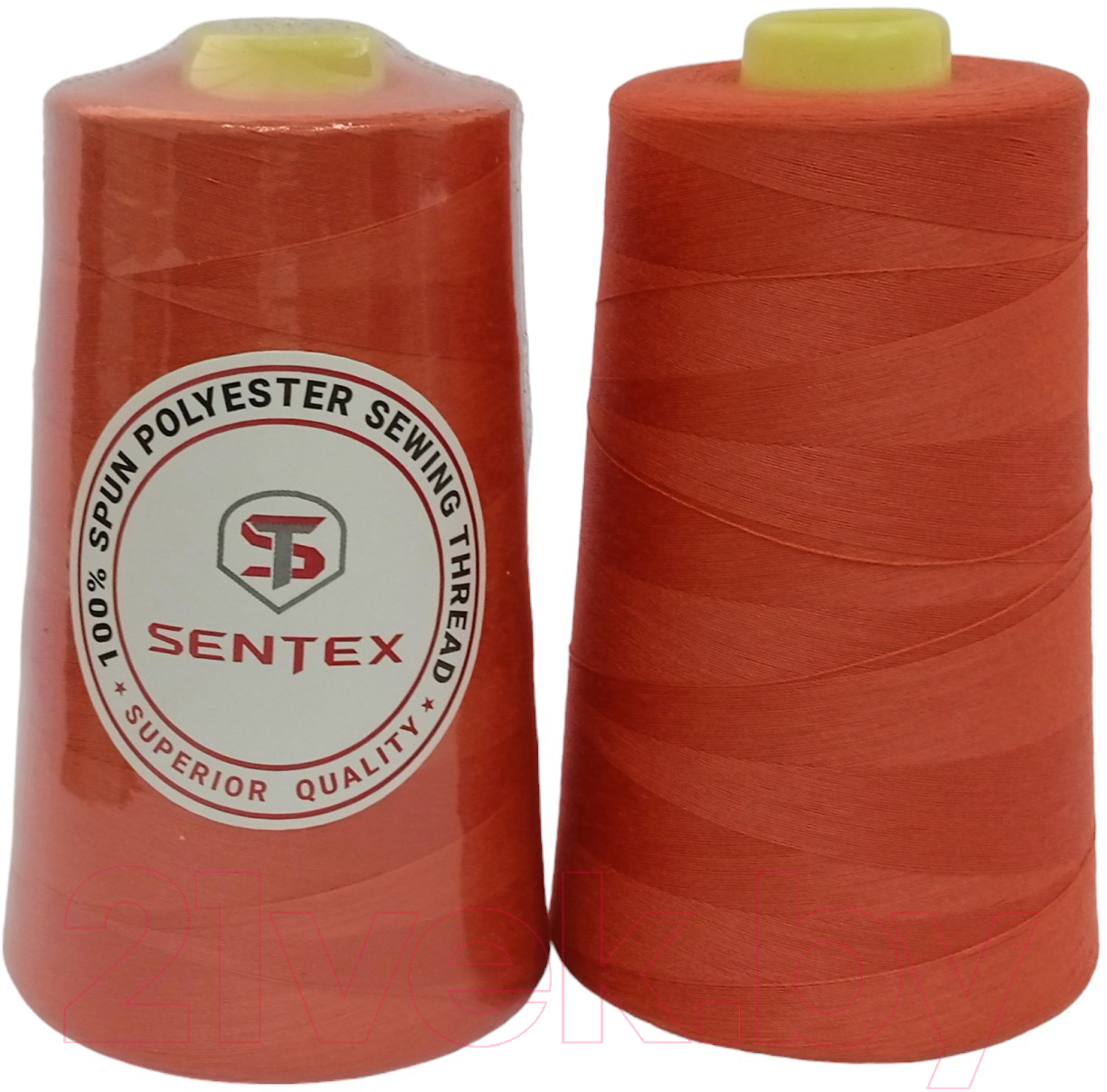 Набор швейных ниток Sentex 100% полиэстер 50/2 5000 ярдов 1043 (2шт) — фото 1