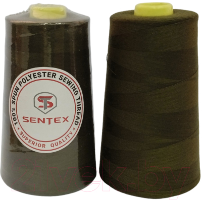 Набор швейных ниток Sentex 100% полиэстер 50/2 5000 ярдов 1122 (2шт)