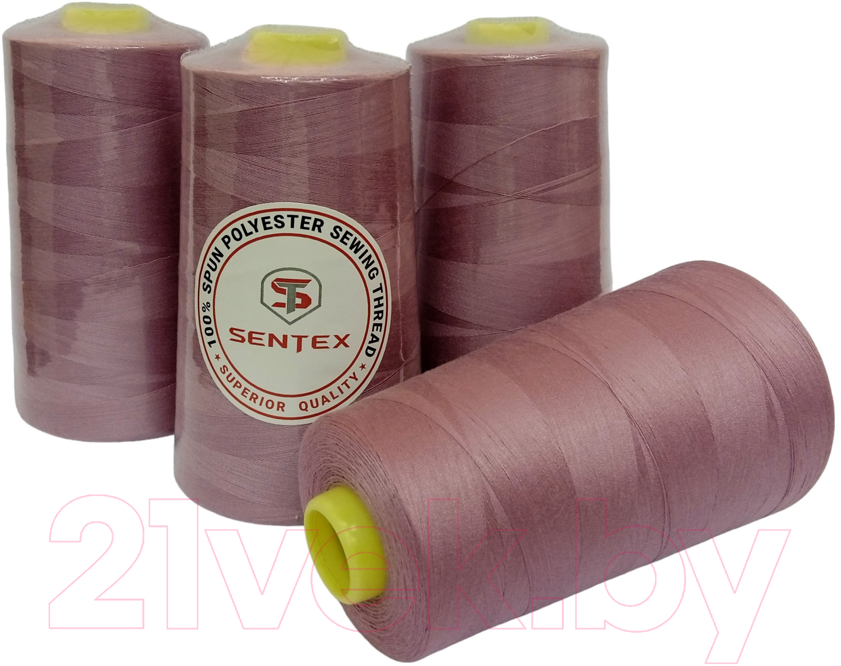 Набор швейных ниток Sentex 100% полиэстер 50/2 5000 ярдов 1136 (4шт)