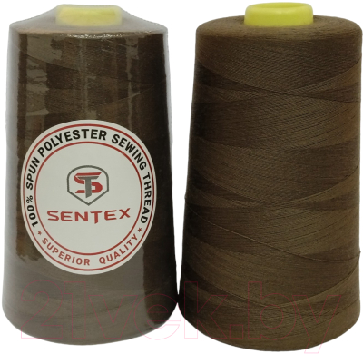 Набор швейных ниток Sentex 100% полиэстер 50/2 5000 ярдов 1201 (2шт)