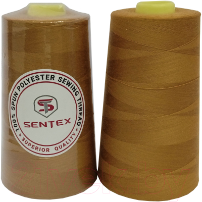 Набор швейных ниток Sentex 100% полиэстер 50/2 5000 ярдов 1221 (2шт)