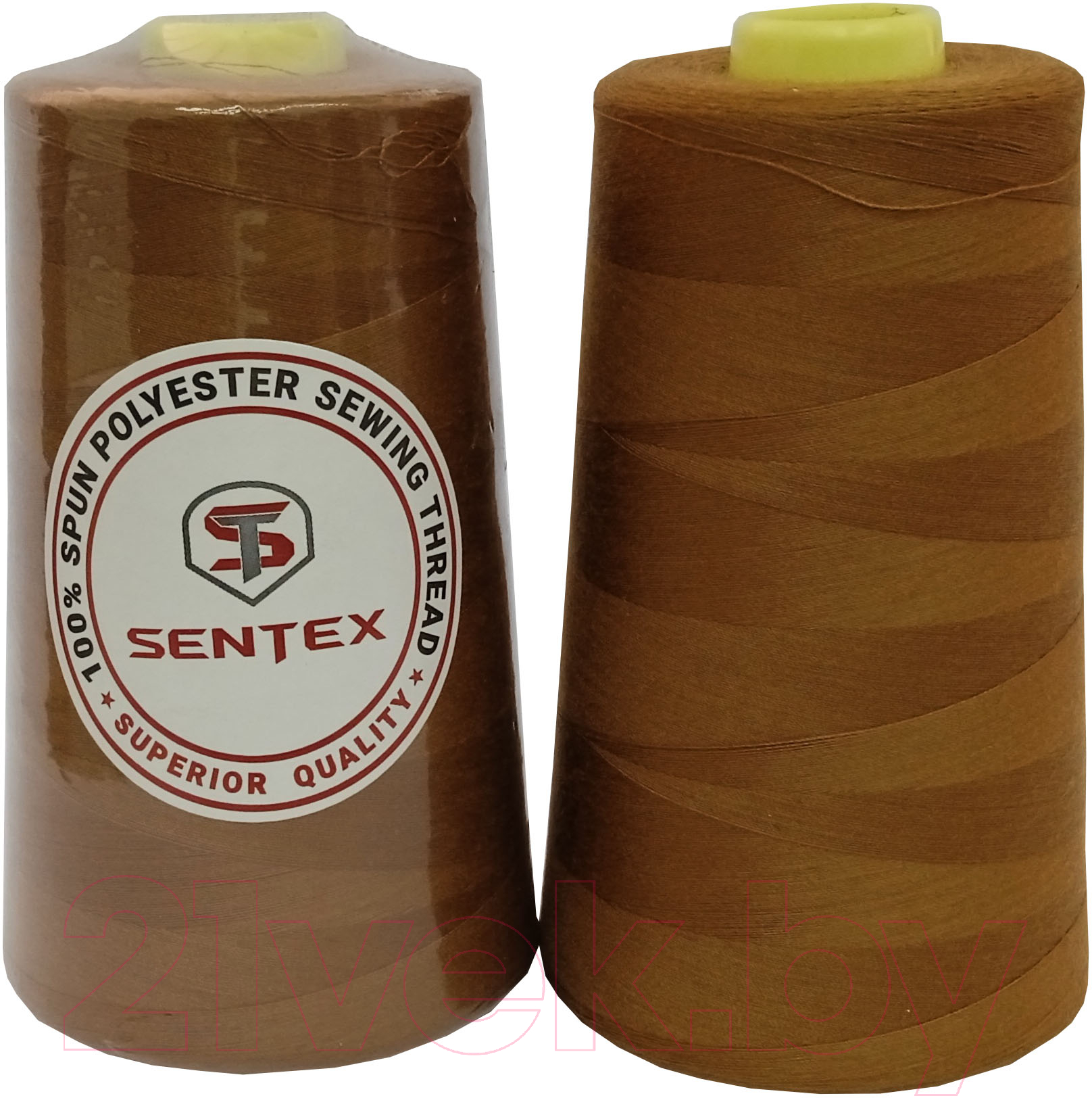 Набор швейных ниток Sentex 100% полиэстер 50/2 5000 ярдов 1223 (2шт)