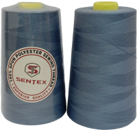 Набор швейных ниток Sentex 100% полиэстер 50/2 5000 ярдов 1318 (2шт) - 