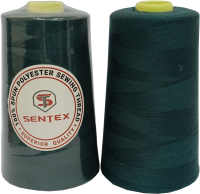 Набор швейных ниток Sentex 100% полиэстер 50/2 5000 ярдов 1341 (2шт) - 