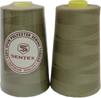 Набор швейных ниток Sentex 100% полиэстер 50/2 5000 ярдов 1346 (2шт) - 