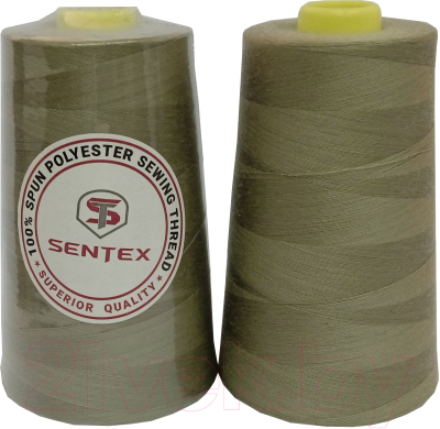 Набор швейных ниток Sentex 100% полиэстер 50/2 5000 ярдов 1346 (2шт)