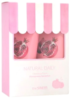 Пенка для умывания The Saem Natural Daily Cleansing Foam Pomegranate Set 2 - 