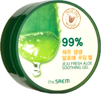 Гель для тела The Saem Jeju Fresh Aloe Soothing Gel 99% Универсальный увлажняющий (500мл) - 