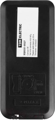 Диммер для светодиодной ленты TDM MONO-RF-12В-6A-72Вт-IP20 / SQ0331-0527