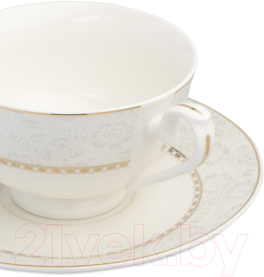 Чашка с блюдцем Fioretta Elegance TDS610
