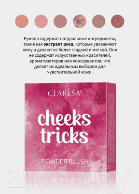 Румяна Claresa Cheeks Tricks №04 Mirage (4г)