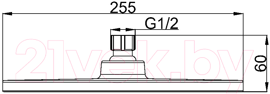 Лейка верхнего душа Maxonor Pure Life PL106-25-7