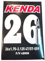 Камера для велосипеда Kenda 26x1.75-2.125 F/V 48мм / 511290 - 