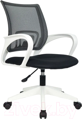 Кресло офисное Бюрократ CH W 696 (черный TW-01/TW-11/пластик белый)