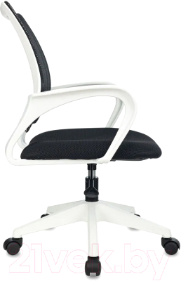 Кресло офисное Бюрократ CH W 696 (черный TW-01/TW-11/пластик белый)
