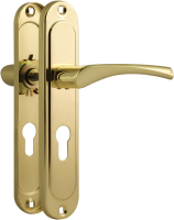 Ручка дверная Нора-М 710-55 (золото) - 