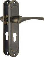 Ручка дверная Нора-М 710-55 (старая бронза) - 
