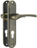 Ручка дверная Нора-М 710-70 (старая бронза) - 