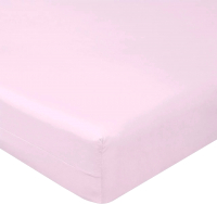 Простыня Luxsonia Поплин на резинке 180x200 / Мр0040-3 (розовый) - 