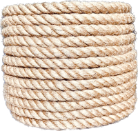 

Веревка хозяйственная No Brand, Джутовая d 18мм 100м п.