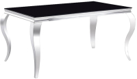Обеденный стол Signal Prince 150x90x75 (черный/хром) - 