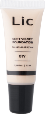 

Тональный крем, Soft Velvet Мини-версия тон 01Y