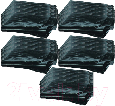 Мешки для строительного мусора Mirpack ПЛ320 105 (50шт, 360л, черный)