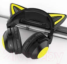 Беспроводные наушники Qumo Party Cat mini ВТ 0052 / Q34915 (черный/желтый)