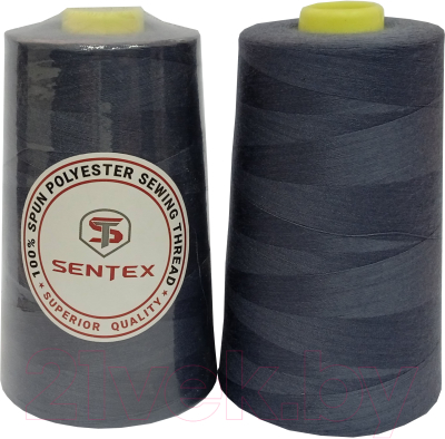 Набор швейных ниток Sentex 100% полиэстер 50/2 5000 ярдов 1235 (2шт)
