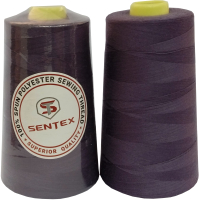 Набор швейных ниток Sentex 100% полиэстер 50/2 5000 ярдов 1259 (2шт) - 