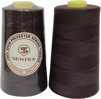 Набор швейных ниток Sentex 100% полиэстер 50/2 5000 ярдов 1261 (2шт) - 