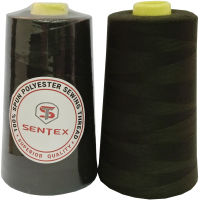 Набор швейных ниток Sentex 100% полиэстер 50/2 5000 ярдов 1262 (2шт) - 