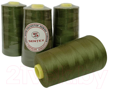 Набор швейных ниток Sentex 100% полиэстер 50/2 5000 ярдов 1280 (4шт)