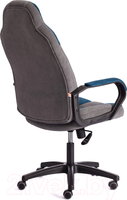 Кресло геймерское Tetchair Neo 2 флок (серый/синий)