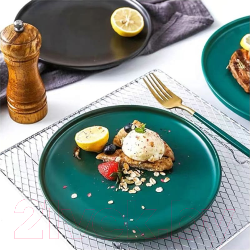 Тарелка столовая обеденная Perfecto Linea Asian 17-132628 (зеленый) — фото 2