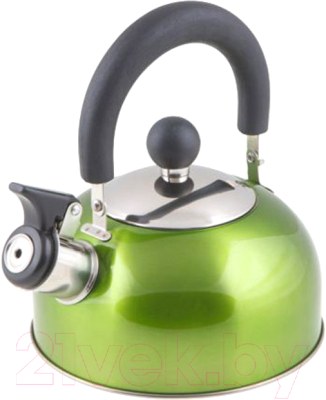 Чайник со свистком Perfecto Linea Holiday 52-112013 (зеленый металлик)