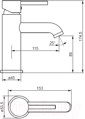 Смеситель Damixa Scandinavian Pure 360210000 (хром)