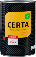 Эмаль Certa HS Термостойкая 1000С (800г, коричневый металлик) - 