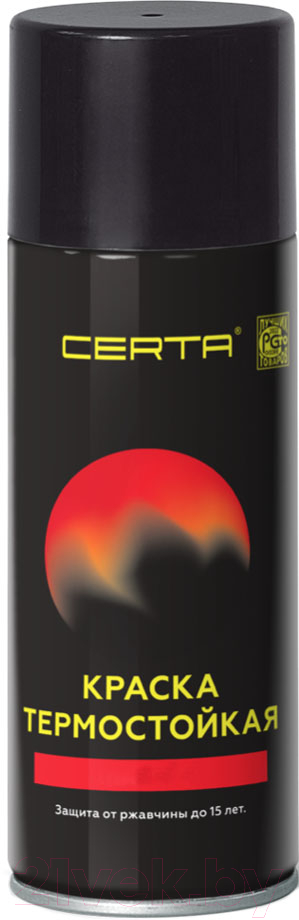 Краска Certa HS Термостойкая 800С (520мл, серый титан)