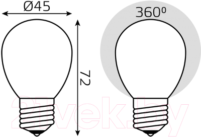 Лампа Gauss Filament 105202209