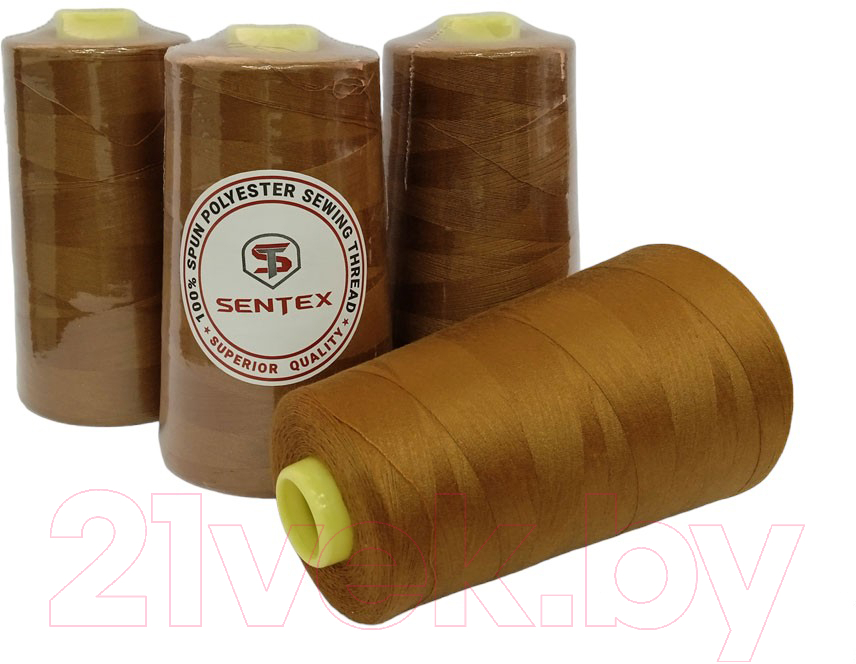 Набор швейных ниток Sentex 100% полиэстер 50/2 5000 ярдов 1223 (4шт)