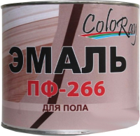 Эмаль Coloray ПФ-266 (1.9кг, желто-коричневый) - 