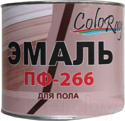 Эмаль Coloray ПФ-266 (1.9кг, красно-коричневый)