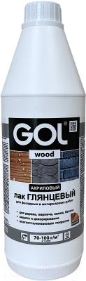 Лак универсальный GOL Wood Акриловый (800г, глянцевый)