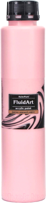 Акриловая краска KolerPark Fluid Art Жидкий акрил (800мл, розовый)