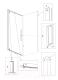 Миниатюра изображения товара Душевой уголок Veconi 80x80 / RV033B-8080-01-C7
