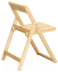Миниатюра изображения товара Стул складной Мебелик Массив (лак)