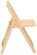 Миниатюра изображения товара Стул складной Мебелик Массив (лак)