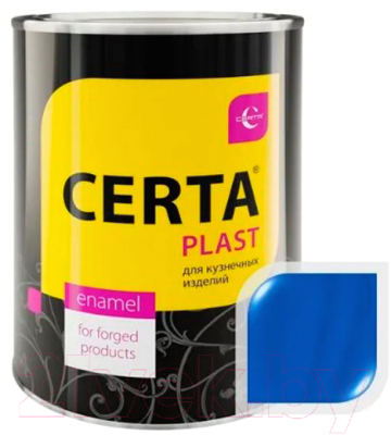 Эмаль Certa Plast RAL5005 (800г, полуглянцевый синий)