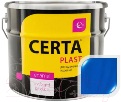 Эмаль Certa Plast RAL5005 (10кг, полуглянцевый синий)